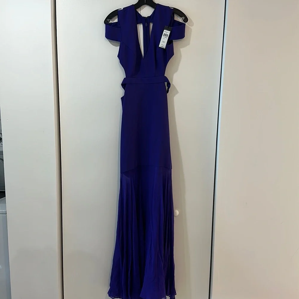 NWT BCBGMaxAzria Ava Cut Out Gown - Picture 7 of 14